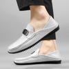 Fashion Genuine Leather Loafers Adult Male Footwear Hot Sale Boat Shoes Men Design Moccasin Outdoor Slip On Soft Flat Casual Men Shoes