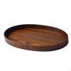 Wooden Serving Tray Creative Oval Tray, Tableware Board, Coffee Tea Platter, Wood Breakfast