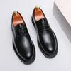Men's Fashion Business Leather Oxfords Luxury Shoes Gentleman Lace-up Low Top Banquet Shoes Evening Shoes Brands Free Shipping
