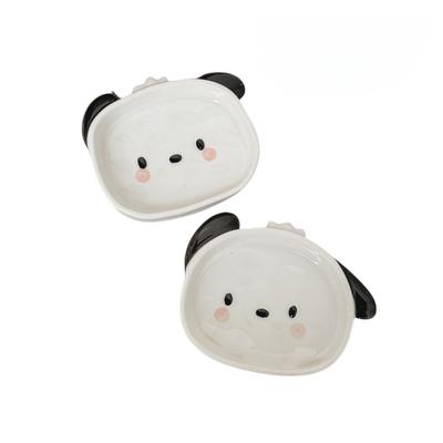 Kawai Sanrio Милая мультяшная аниме керамическая мини-соусница Pochacco для дома, ресторана, закусок, приправ, соевого соуса, уксуса, подарок