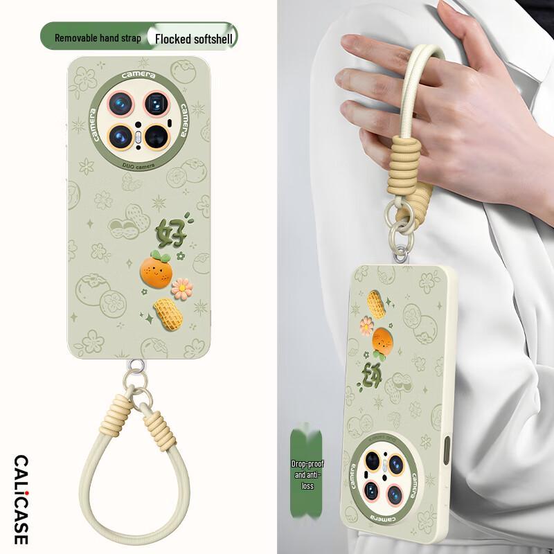 Милый мультяшный силиконовый чехол для телефона со шнурком для серии Huawei Mate