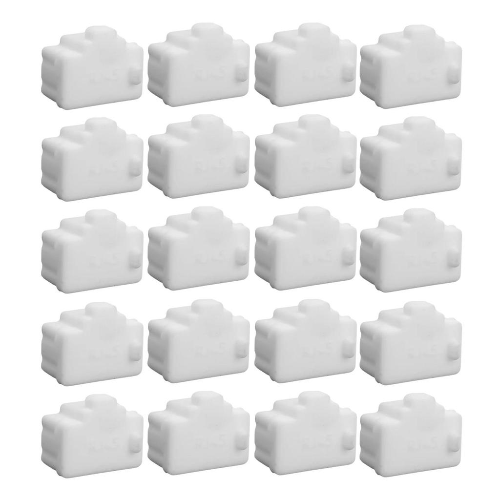 RJ45 Dustplugs Ethernet Hub Port RJ45 Anti Dust Cover Cap Protector Plug Silicone Stopper for Computer Router Switch Female Port2