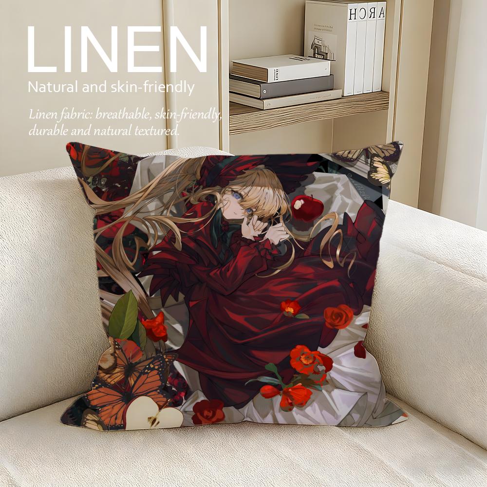 RRozen MMaiden Cushion Cover Pillowcase Set Pcs x x Breathable Washable Sofa Cushion Cover