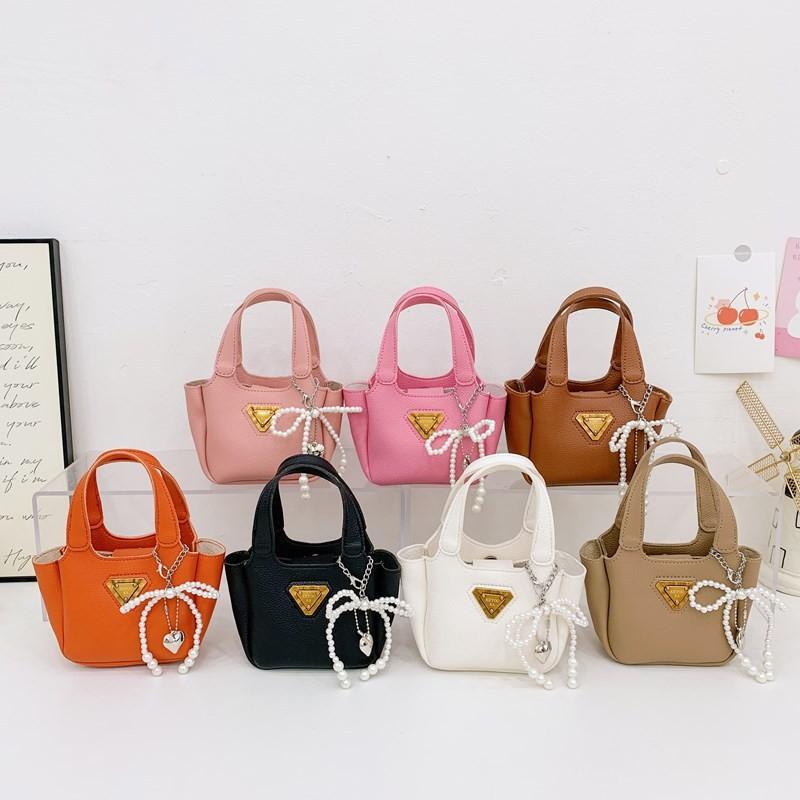 Детская мультяшная сумка через плечо Diamond, ручная, милая, легкая, сумка-ведро