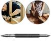 1/2Pcs Metal Woodwork Drill Bit Double Head 1/16&3/32inch Door Pin Removal Tool Center Holes Punch Wood Press Dent Marker