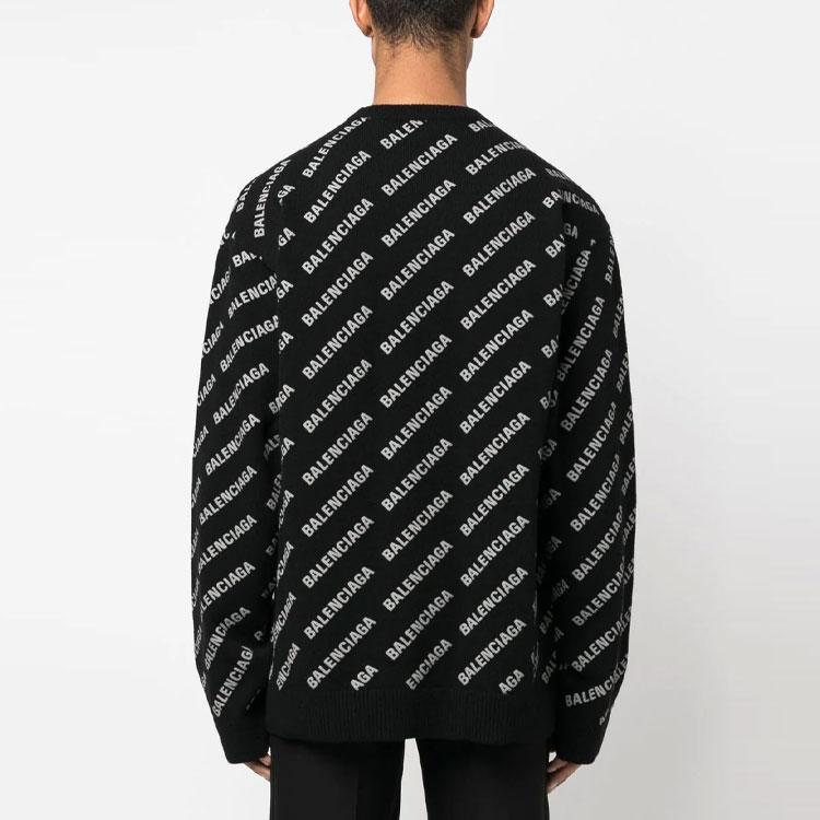 Balenciaga SS23 Cashmere Sweater Men's Black 702959T41271000