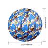 Sonic Printed Size 5 Standard Football, Waterproof PU Training Soccer Ball for Outdoor Sports