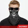 Cycling Mask Sun Protection Ice Silk Motorcycle Face Scarf Ear-Hanging Quick-Drying Face Protection Mask Headscarf Neck Gaiter for Men and Women