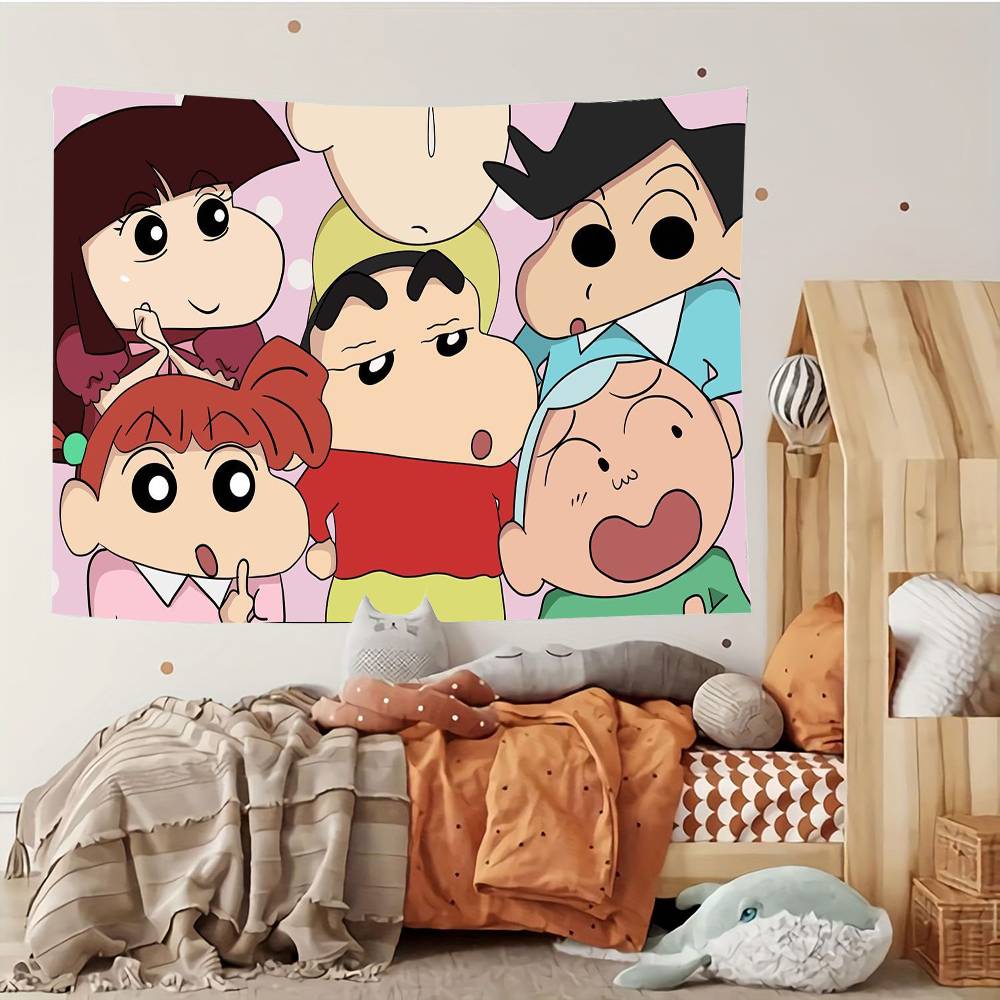 CCrayon SShinchan Tapestry Customizable Tapestries Of Various Styleswall Hangings Celebrity Photo Printingwall Hangings