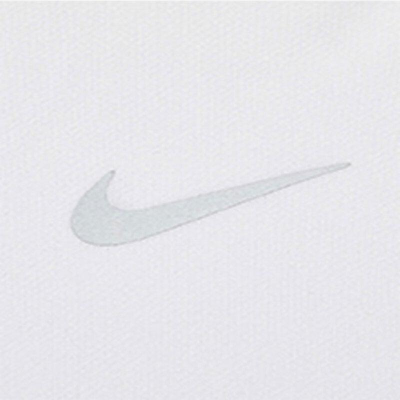 Nike Спортивная мужская футболка с вышитым логотипом, круглым вырезом, белая BV0508-100