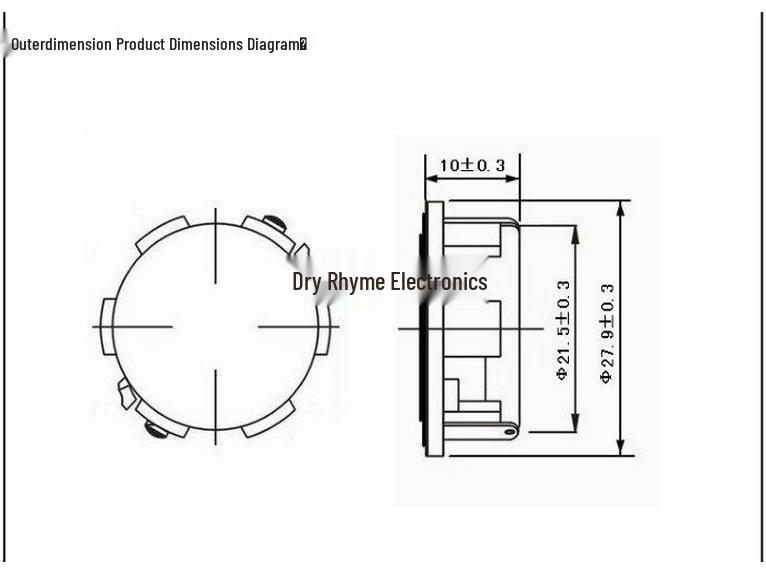1" 28 мм 4 Ом 2 В Мини Bluetooth Динамик Широкополосный