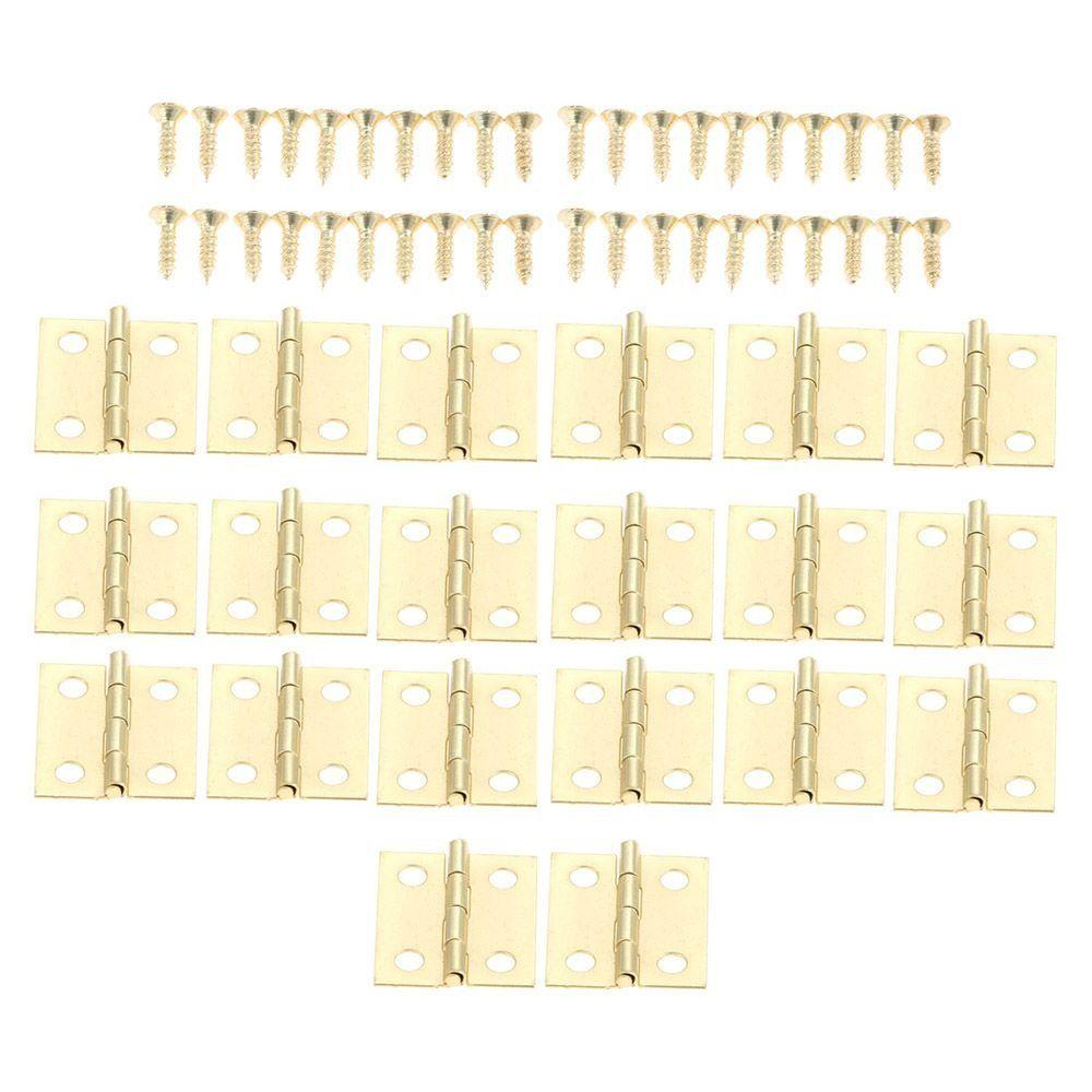 50 шт. Мебельная Кабинетная Невидимая Петля для Ящика Подарочной коробки Рамки Мини Угловые Петли Поддержка Ювелирного Футляра