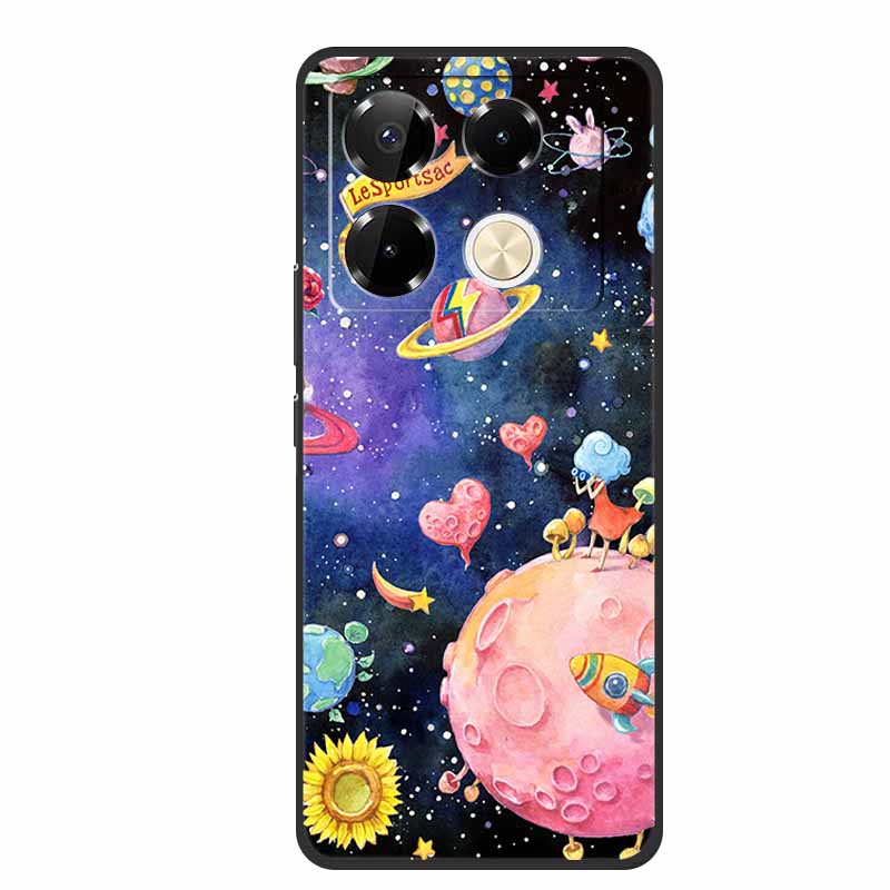 Чехол для Infinix Note 40 Pro 4G, мягкий силиконовый задний чехол из ТПУ для телефонов Infinix Note40 X6850 X6853, оригинальный цветной Capa