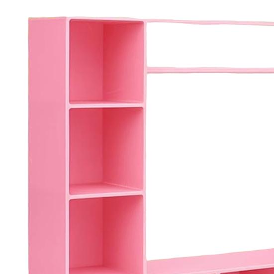 Мини кукольный шкаф с 10 вешалками Шкаф для хранения кукольной одежды для демонстрации Аксессуары для кукольного домика