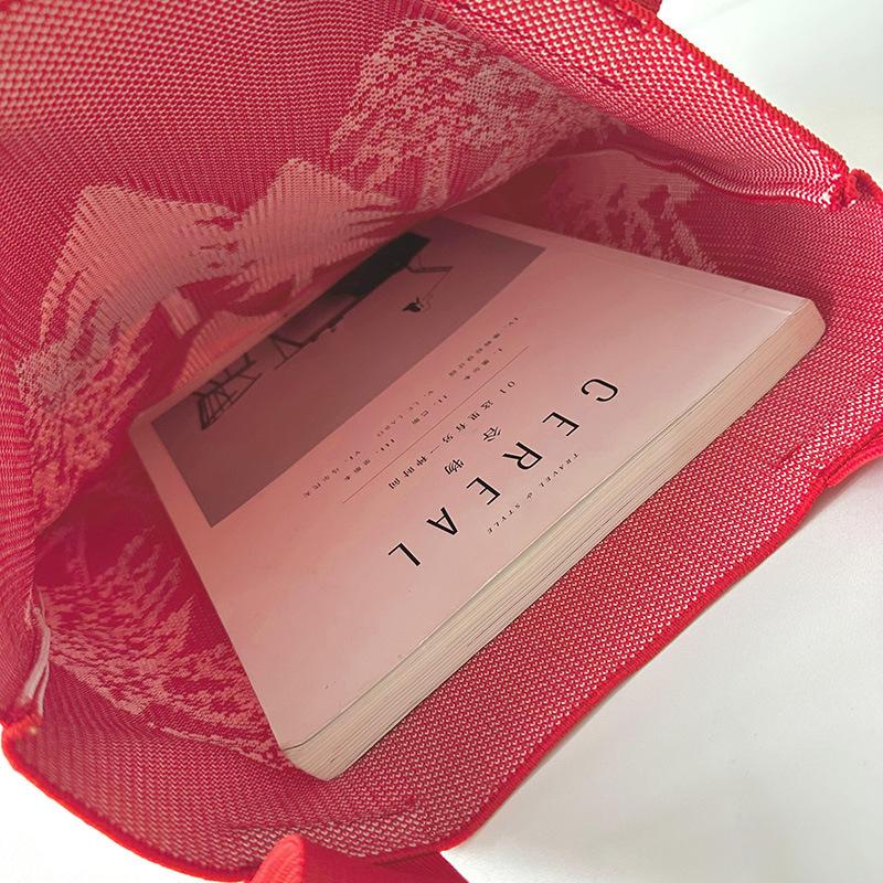 Рождественская елка Вязаная сумка большой емкости Женская мода Сто любителей леса Уличная креативная сумка через плечо высокого уровня внешнего вида