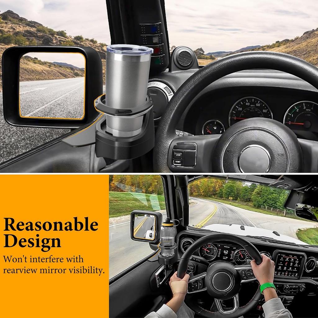 Подстаканник для Jeep Wrangler JK JKU 2/4D левая правая сторона 2007-2017 автомобильные аксессуары дверной подстаканник