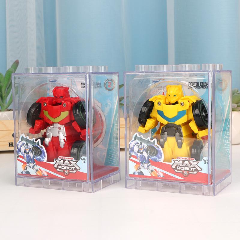 Мини Ручной Робот-Трансформер Игрушка для Детей - Карманная Модель Автобота Конструктор