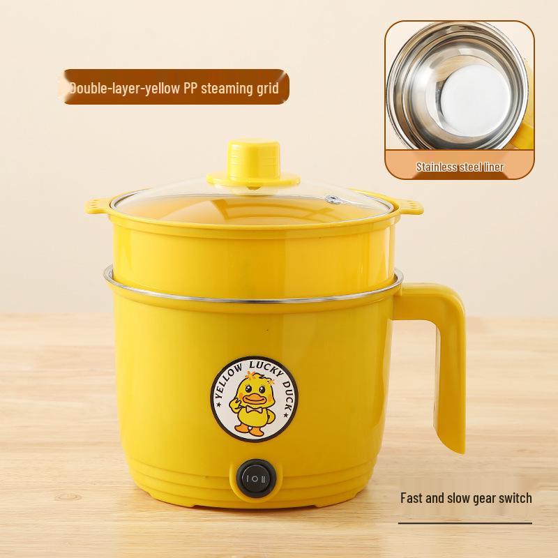 Мини-мультиварка: Готовит на пару и варит для одного человека, идеально подходит для общежитий