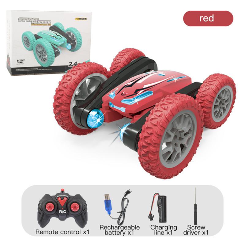 2.4G 4CH Stunt Drift Deformation Buggy Car Twisting Offroad Vehicle Light Music Drift Dance Side Driving RC Toy Gift for Children