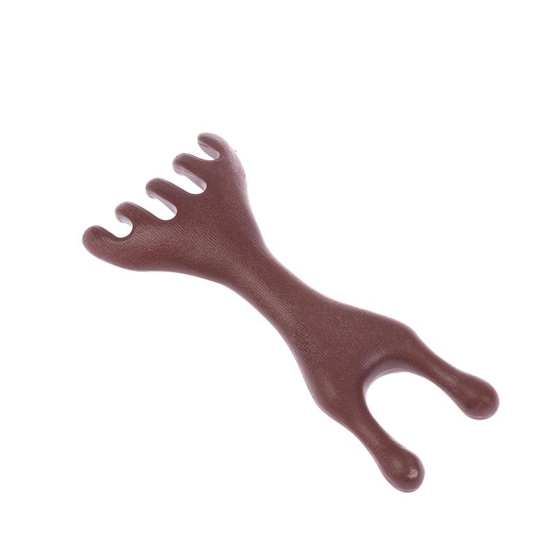 1 шт., деревянная расческа для массажа меридианов тела с широкими зубцами, расческа для лица, глаз, плеч, шеи, акупунктурная терапия, кровообращение, инструмент гуаша