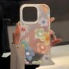 Cute Flower Love Heart Phone Case For iPhone 13 Case iPhone 15 12 14 11 16 Pro Max 12 13 Mini Shockproof Clear Cover Soft Funda