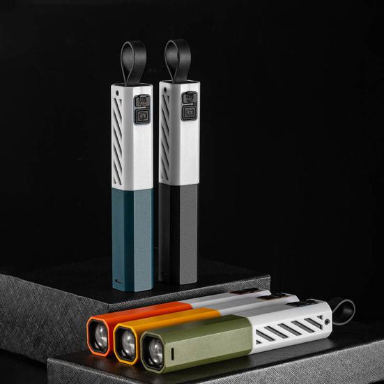 Мини-фонарик для улицы, 5 режимов, зум, высокая яркость, супер яркий, Type-C, перезаряжаемый, портативный, для кемпинга, пешего туризма, светодиодный фонарик