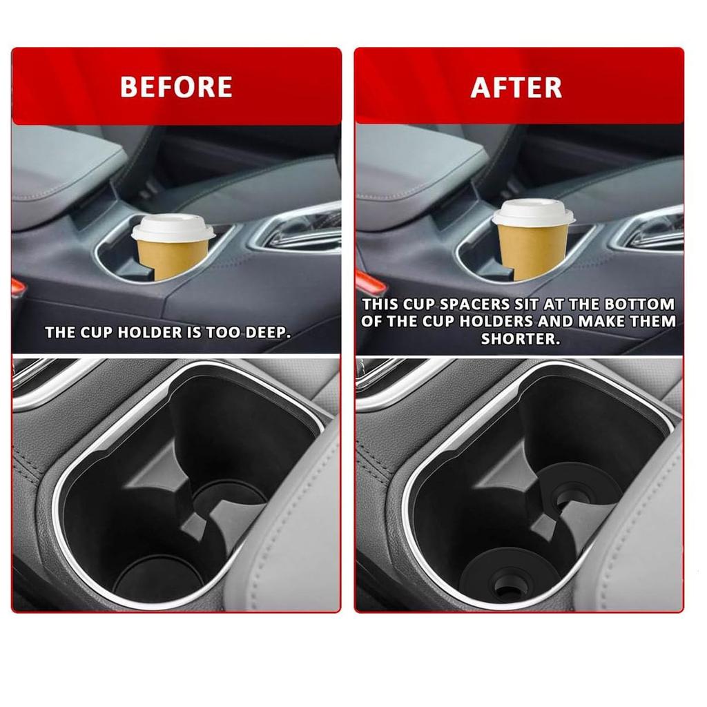 Acogedor Subaru Legacy Outback Cup Holder Fits Spacers Durable Rubber Riser Insert for Easy Cup Pickup Compatible with 2020-2022 Models