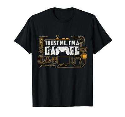 Trust Me AI Love Games Джойстик Гейминг Я Геймер, Геймер, Футболка