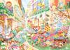 Epoch Пазл из 500 деталей Nakauchi Waka - Wonderful Flower Shop (38х53см) с клеем, шпателем, оценочным талоном