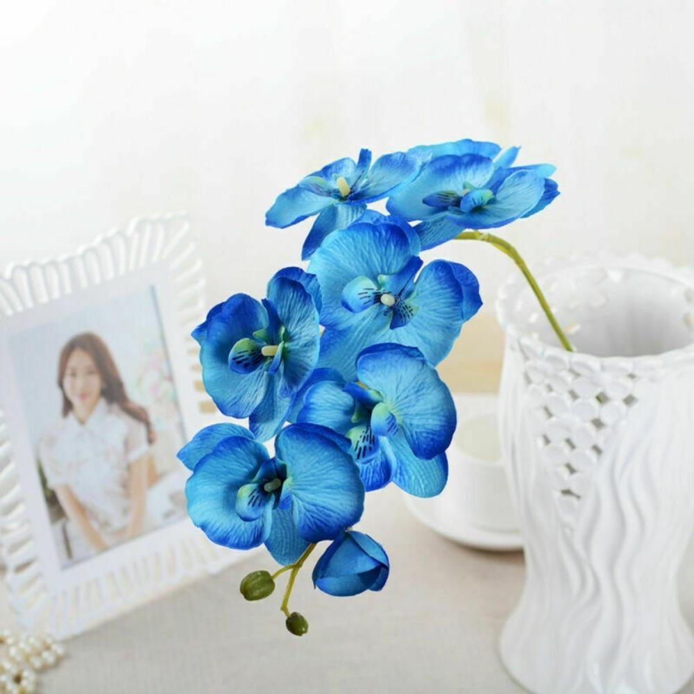 DIY Craft Butterfly Orchid Simulation Flower Fake Plant Flower Artificial Phalaenopsis Indoor