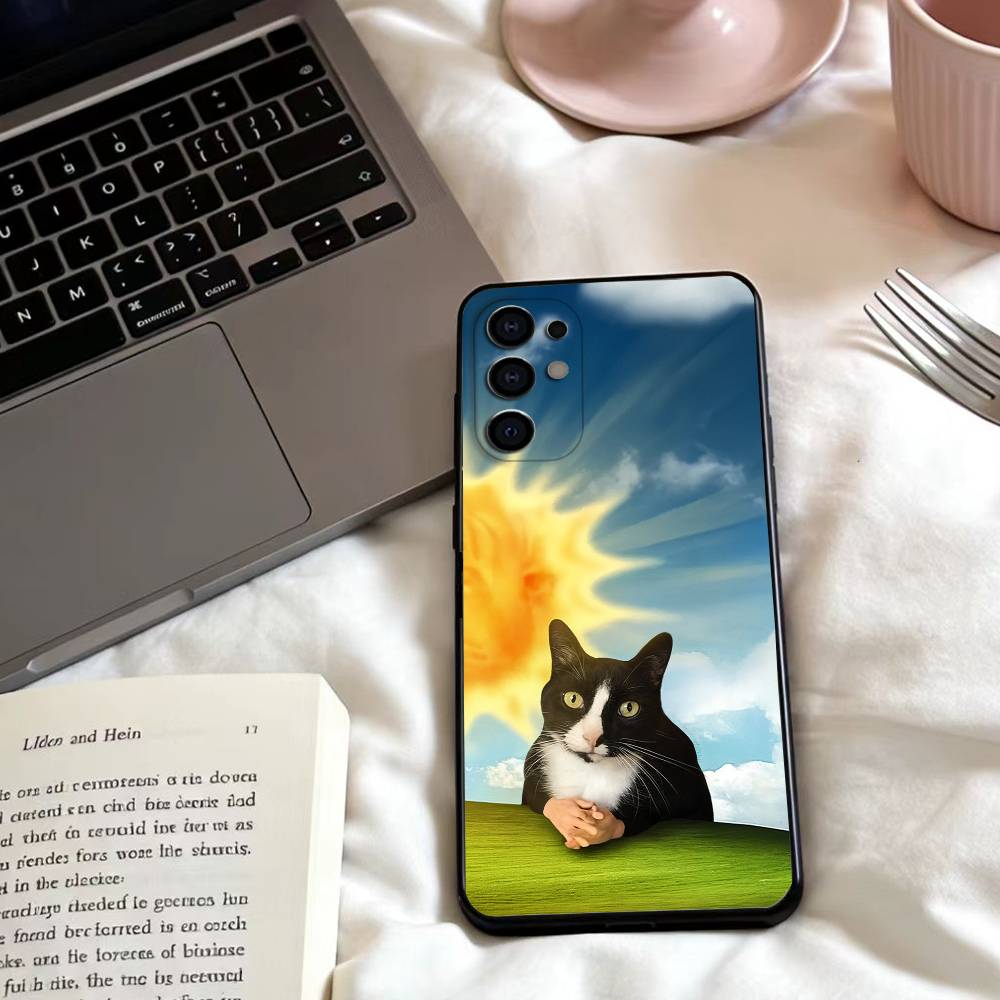 Чехол для телефона с рисунком 'пара любовь' для Samsung S25,24,23,22,30,21,10,9,Ultra,Plus,Lite,FE,4,5 G Мягкий Черный Чехол