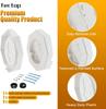 2sets Siding Mounting Block Vertical Siding Lamps Mounting Plate with Built-in Electrical Box Kit for 1/2 Inch Lap Double Siding