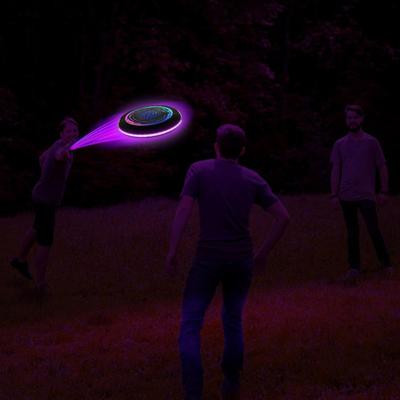 Детская мягкая игрушка-летающий диск, светящийся диск, игра на открытом воздухе, сад, лужайка, светодиодная летающая тарелка, семейная игра для родителей и детей, подарок для мальчиков и девочек
