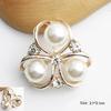 Ювелирные изделия из цветка с жемчужинами из бриллиантов, высококачественные аксессуары из сплава, стразы, популярные кнопки, сделай сам, 10 шт./компл., поставка кристаллов