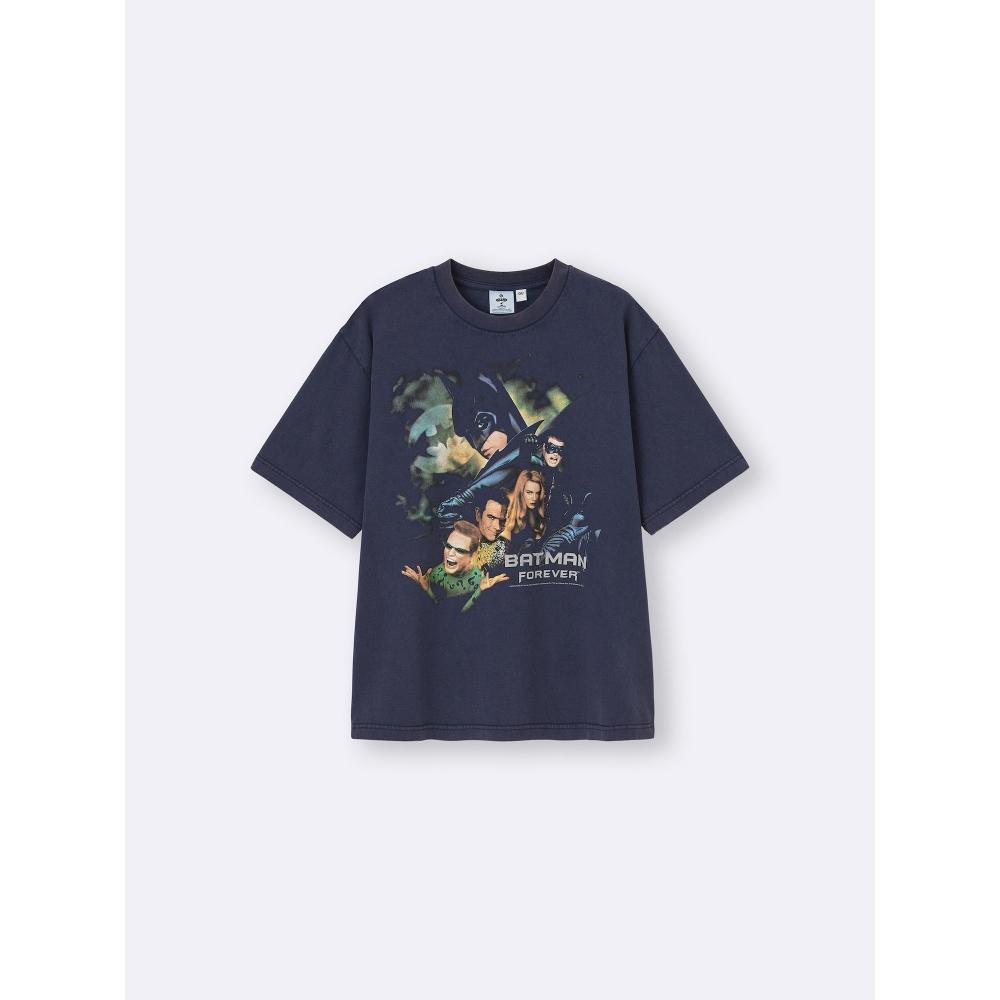 GU by Uniqlo Стирка Графическая Футболка Бэтмен