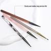 Popular Chinese Style Nail Art Brush with Translucent Acrylic Penholder for Triangle Stroke and Flower Designs