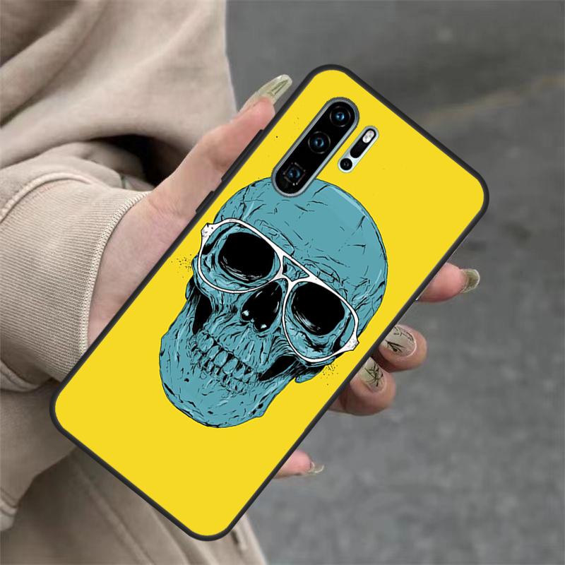 Чехол Gothic Skull для Huawei Nova 3i 7i 8i 11i Y60 Y70 Y90 Y61 Y91 10 9 SE 11 Pro P20 P40 P30 Lite