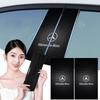 2Pcs Car Logo Center Pillar Protective Film Anti-scratch Sticker Decal For Mercedes Benz W205 W177 W212 W213 W221 W220 W176 ML G63 E63 GT AMG
