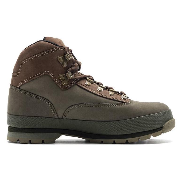 Timberland Кроссовки для походов с круглым носком, шнуровкой, нескользящие, прочные, среднего размера, мужские, темно-зеленые A5ZHHA58