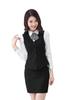 [SWEET ROSE] Real Costume Office Lady Long Sleeve Shirt with Ribbon Office Worker Cosplay Costume Set… (L, Long Sleeve Type)