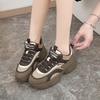 Ins Korean Version of the New Dad Shoes for Women 2025 Spring Student Running Sports Thick-soled Heightening Casual Shoes for Women EP907