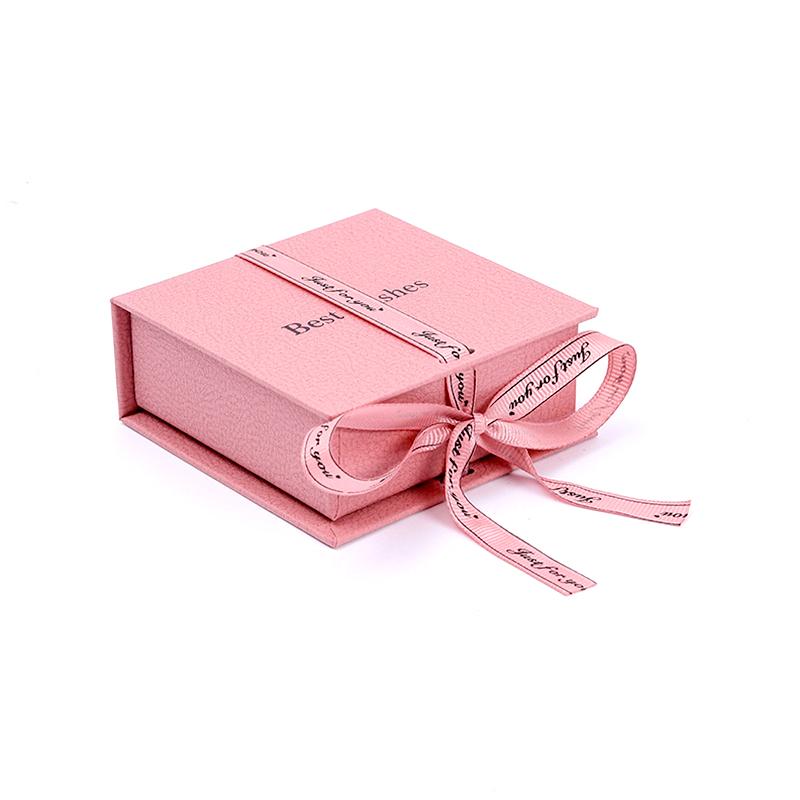 1 шт. с откидной упаковкой для подарка на День святого Валентина, свадебная упаковочная коробка с бантом и лентой, органайзер для ожерелий в форме книги, шкатулка для ювелирных изделий