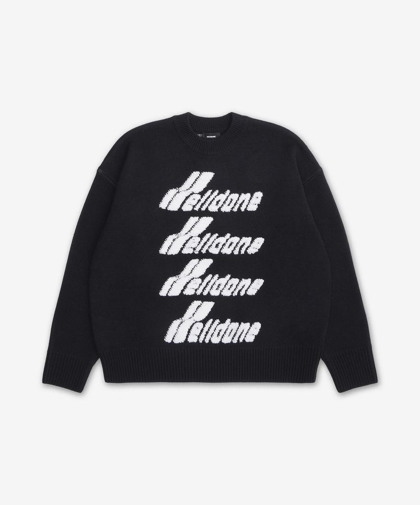 Weldeon Logo File Texture Knit - Black / Wdko122666Ubk