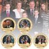 Королевская памятная медаль Бельгии, Памятные монеты, Набор подарочных коробок из металла, Металлический значок, Коллекция, Включает подарочную коробку