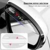 2Pcs Car Rear View Mirror Sticker Rain Shield Shade Cover Styling For Model 3 Model S Model X Y Roadster Performance