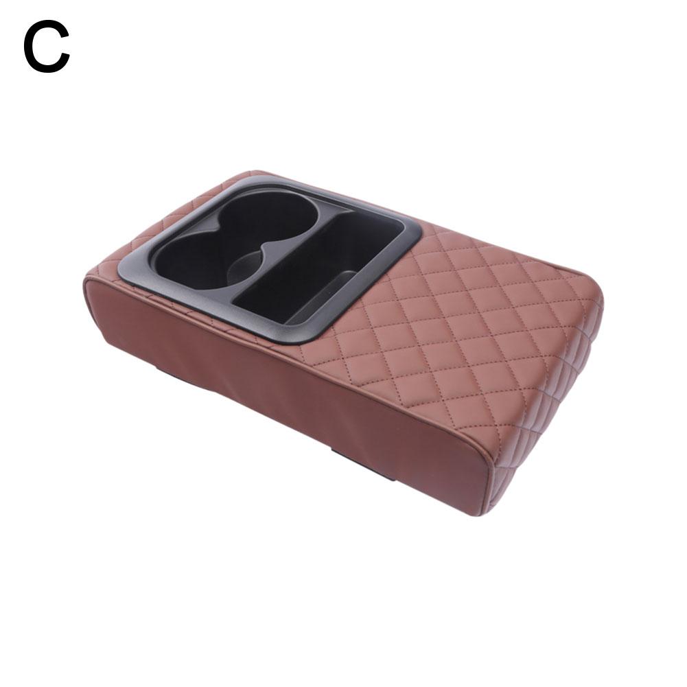 Multi-functional Car Armrest Box Cushion Cup Bootleg Box Booster Pad Car Extended Storage For All Seasons G5w7