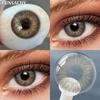 FUNSACHY цветные контактные линзы для глаз 1 пара годовые натуральные цветные линзы для макияжа коричневые косметические мягкие линзы для глаз красота зрачки