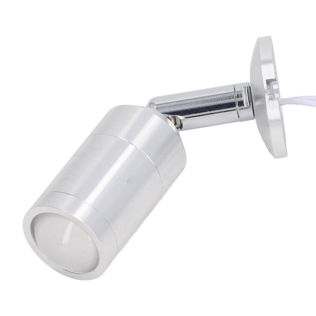 Витринный светильник с регулируемым углом наклона, мини-светодиодный светильник для витрин, полок, серебристый, AC 220В