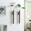 Wall Hanging Vase Home Wall Decoration Porch Living Room Bohemian Style Wooden Solid Wood Flower