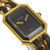CHANEL Premiere S Watches H0001 black/gold blackDial Plated Gold/leather Quartz Analog display Women Used